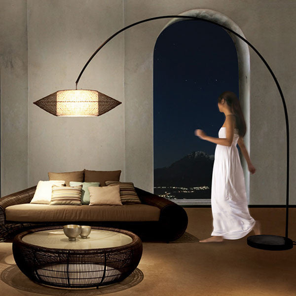 Kai Arc Lamp Small by Kenneth Cobonpue for Hive at www.vertigohome.us