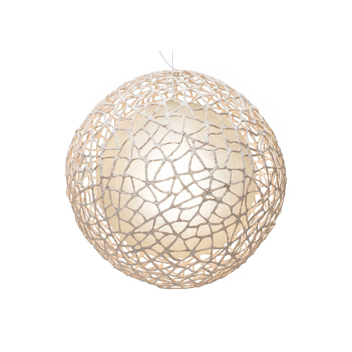 C-U C-Me Round Hanging Lamp Medium by Kenneth Cobonpue