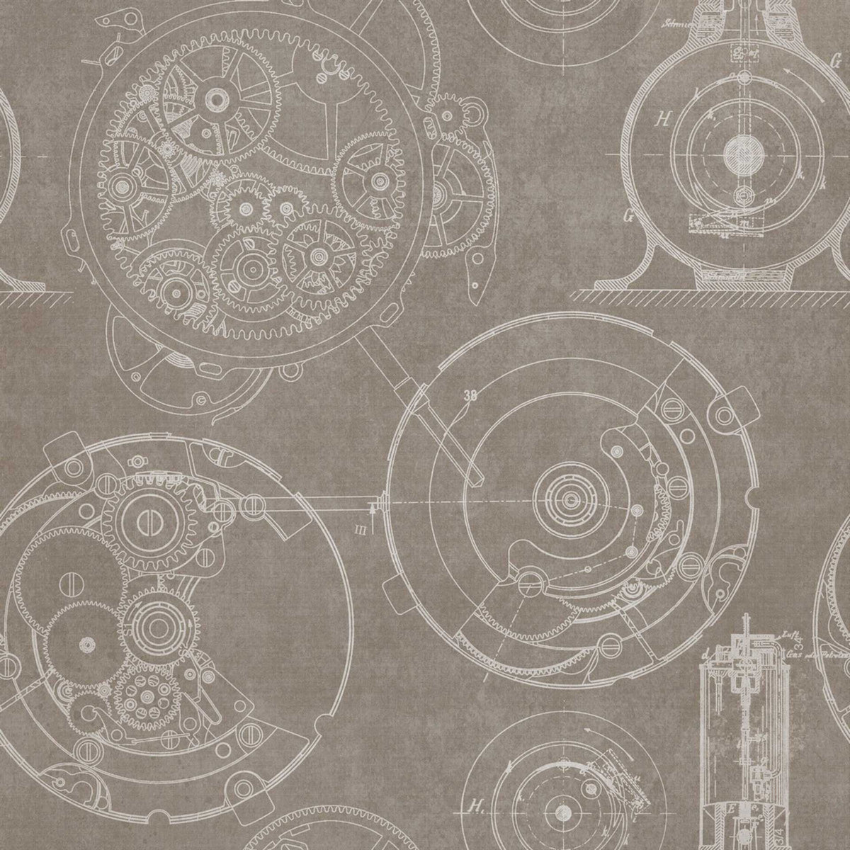 Horlogerie Wallpaper by MINDTHEGAP