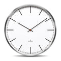 One45 Wall Clock Stainless Steel / White Index by Huygens