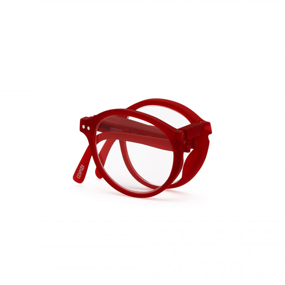 Red Crystal #F Foldable Reading Glasses by Izipizi