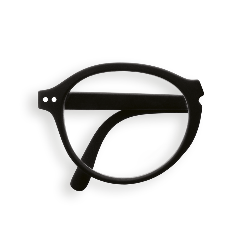 Black #F Foldable Reading Glasses by Izipizi