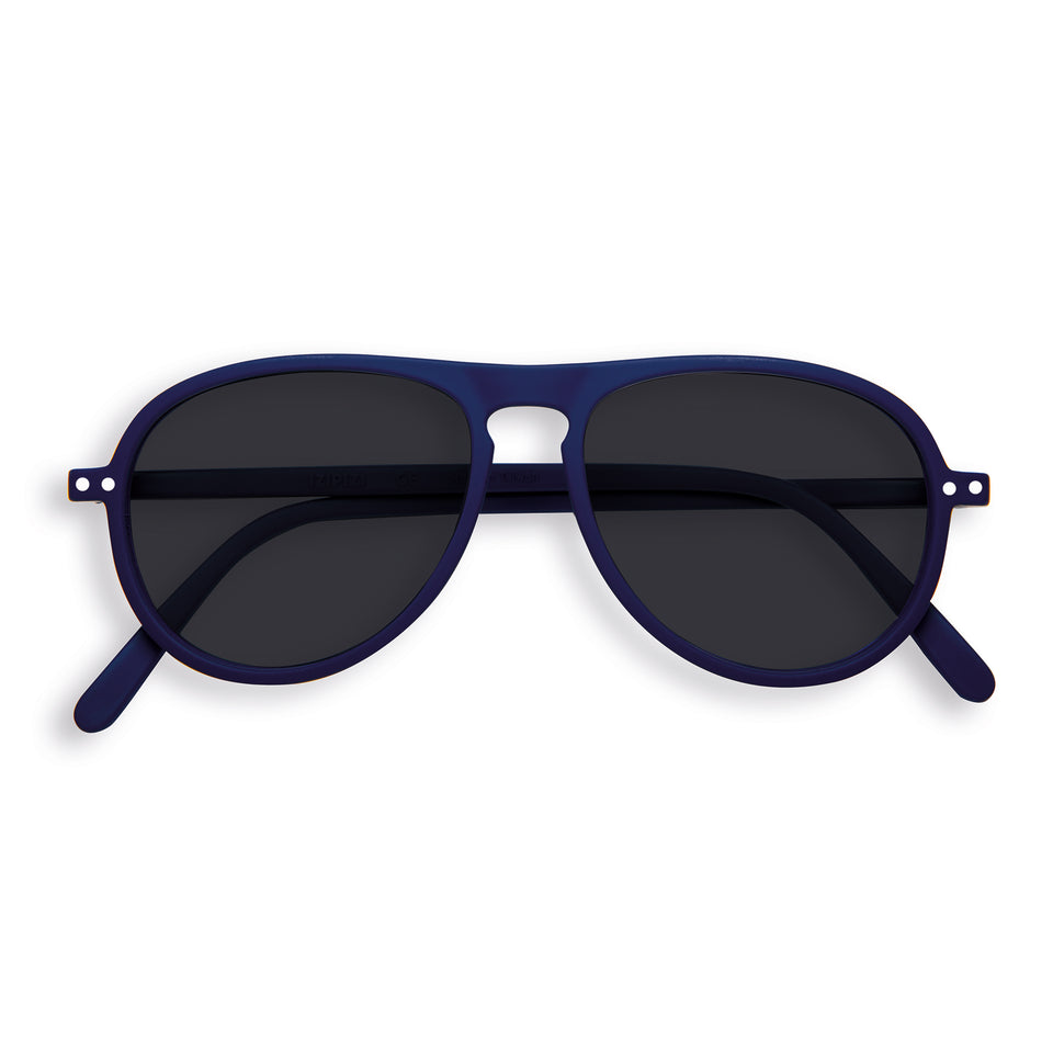 Navy Blue #I Aviator Sunglasses by Izipizi