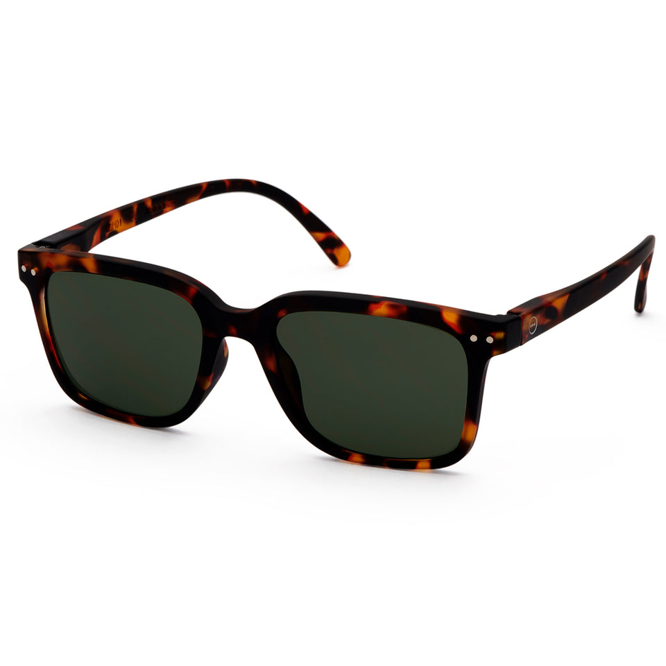 Tortoise Green Lenses #L Sunglasses by Izipizi