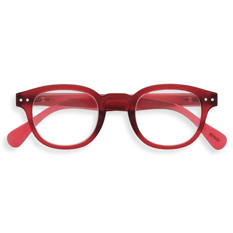 Rosy Red #C Reading Glasses by Izipizi - Essentia Limited Edition