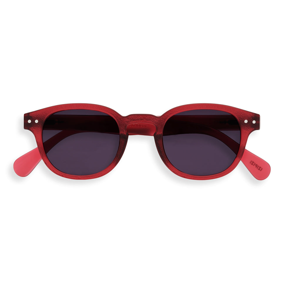Rosy Red #C Sunglasses by Izipizi - Essentia Limited Edition