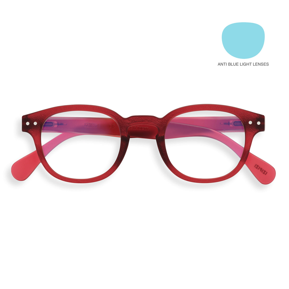 Rosy Red #C Screen Glasses by Izipizi - Essentia Limited Edition