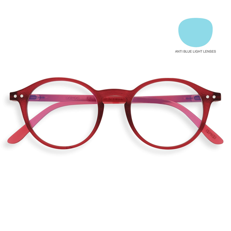 Rosy Red #D Screen Glasses by Izipizi - Essentia Limited Edition