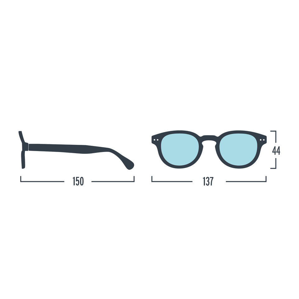 Misty Blue #C Screen Glasses by Izipizi - Daydream Limited Edition
