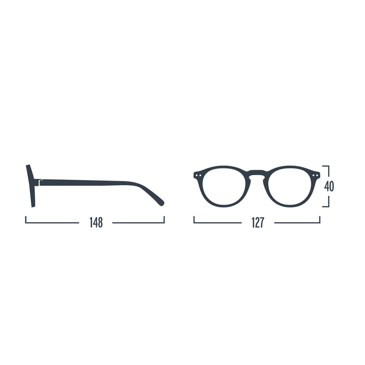 Blue Tortoise #A Reading Glasses by Izipizi - Vertigo Home