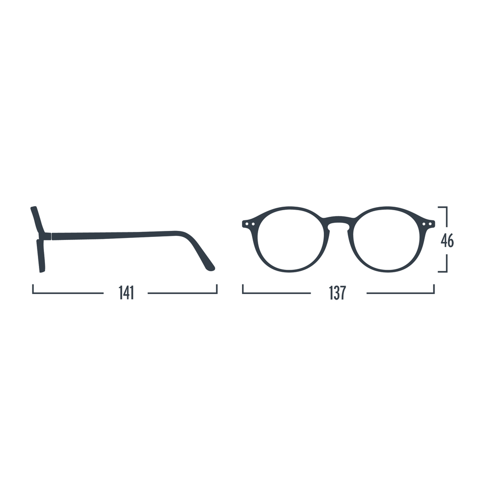 Misty Blue #D Reading Glasses by Izipizi - Daydream Limited Edition
