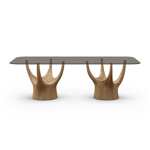 Acacia Rectangular Dining Table by Kenneth Cobonpue