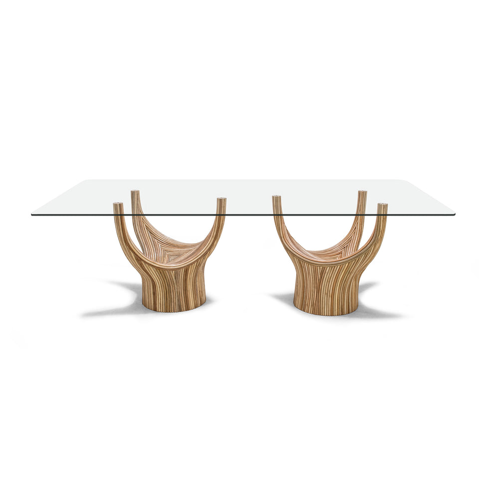 Acacia Rectangular Dining Table by Kenneth Cobonpue