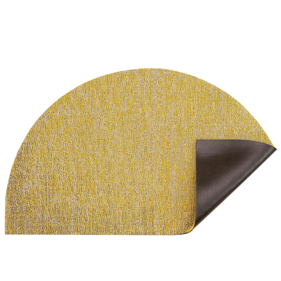 Lemon Heathered Welcome Shag Mat by Chilewich