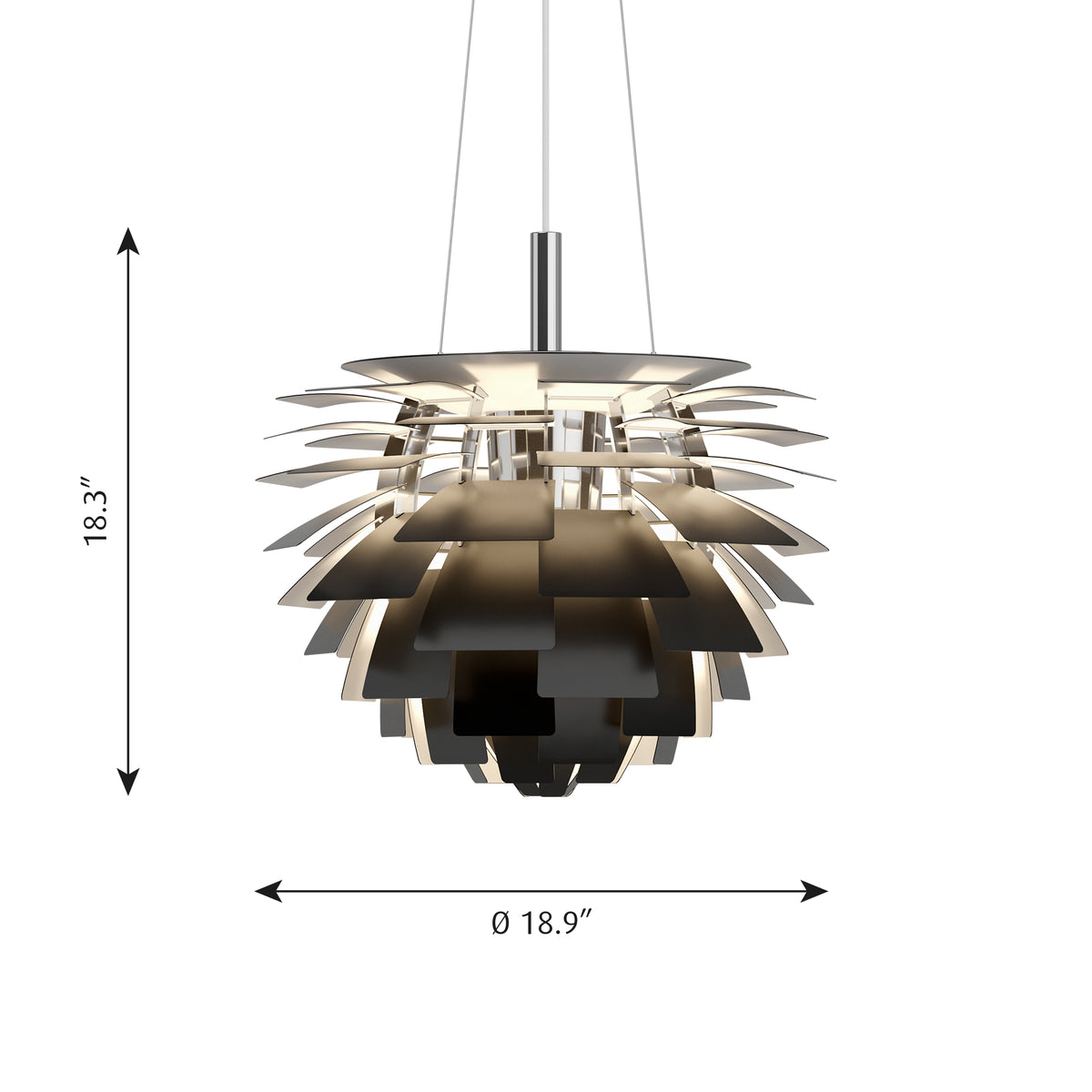 PH Artichoke 18.9" Pendant by Louis Poulsen