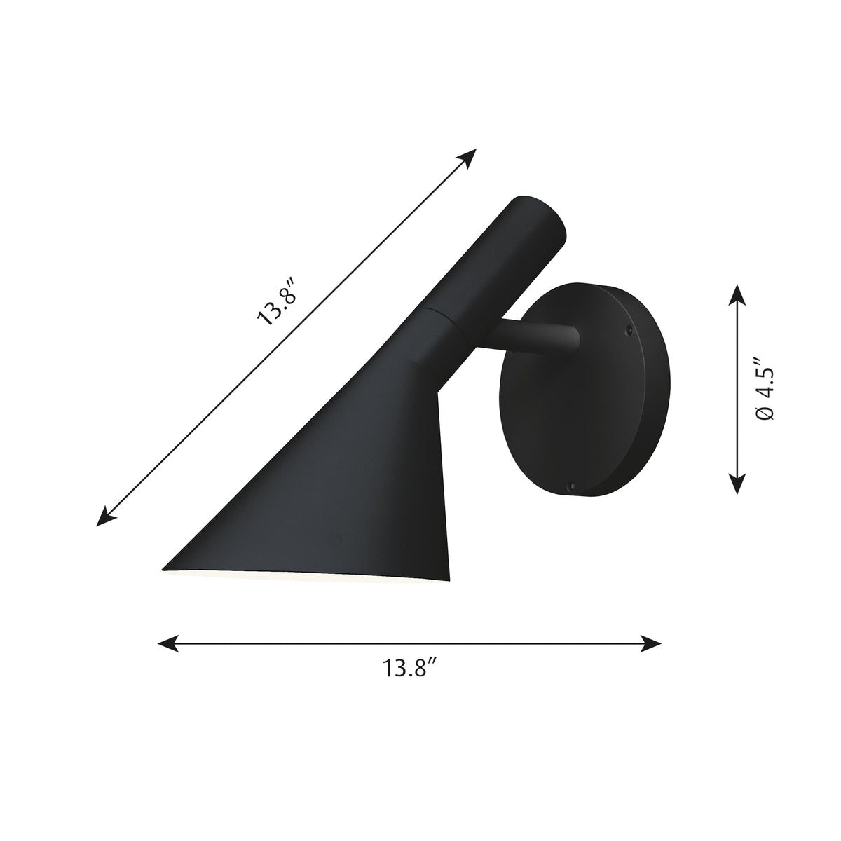 AJ 50 Outdoor Wall Light by Louis Poulsen