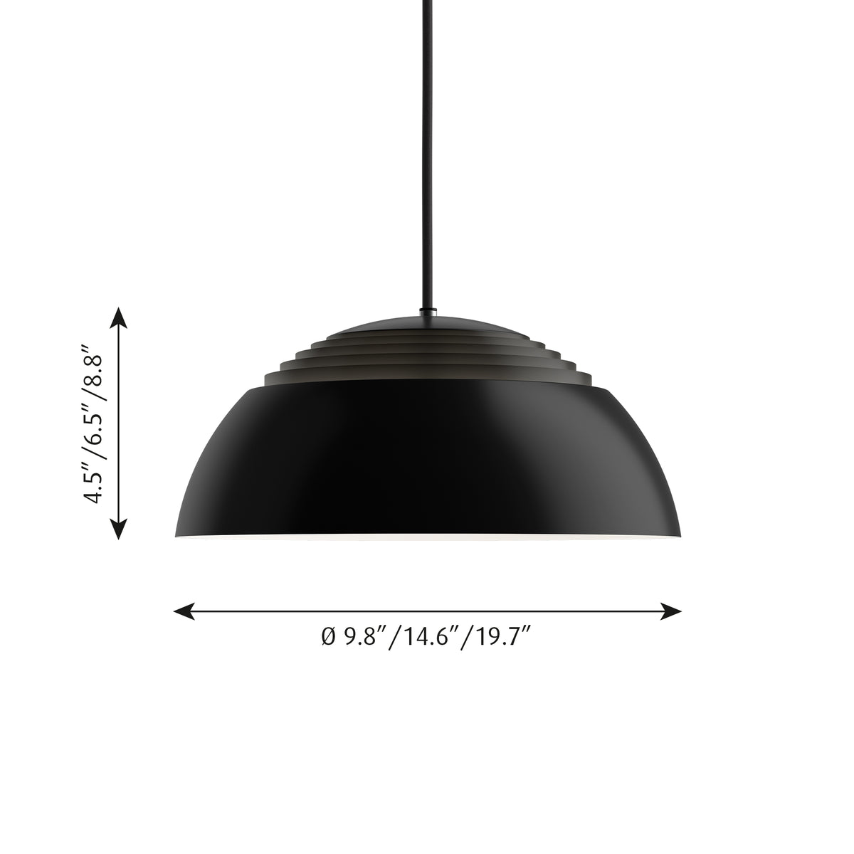 AJ Royal Pendant by Louis Poulsen