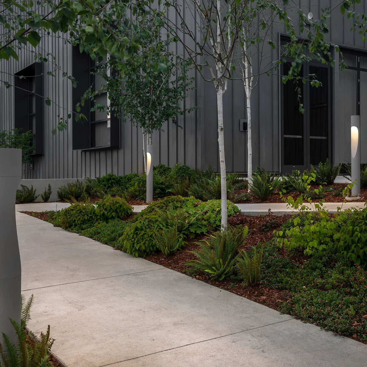 Flindt Garden Aluminum Bollard by Louis Poulsen