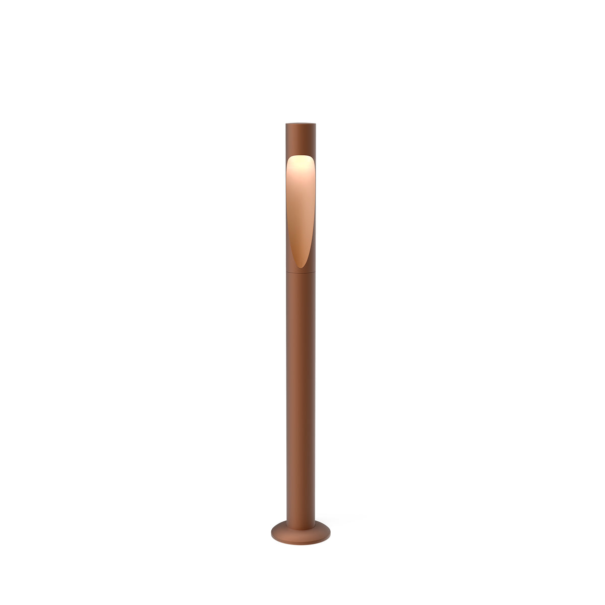Flindt Garden Corten Bollard by Louis Poulsen