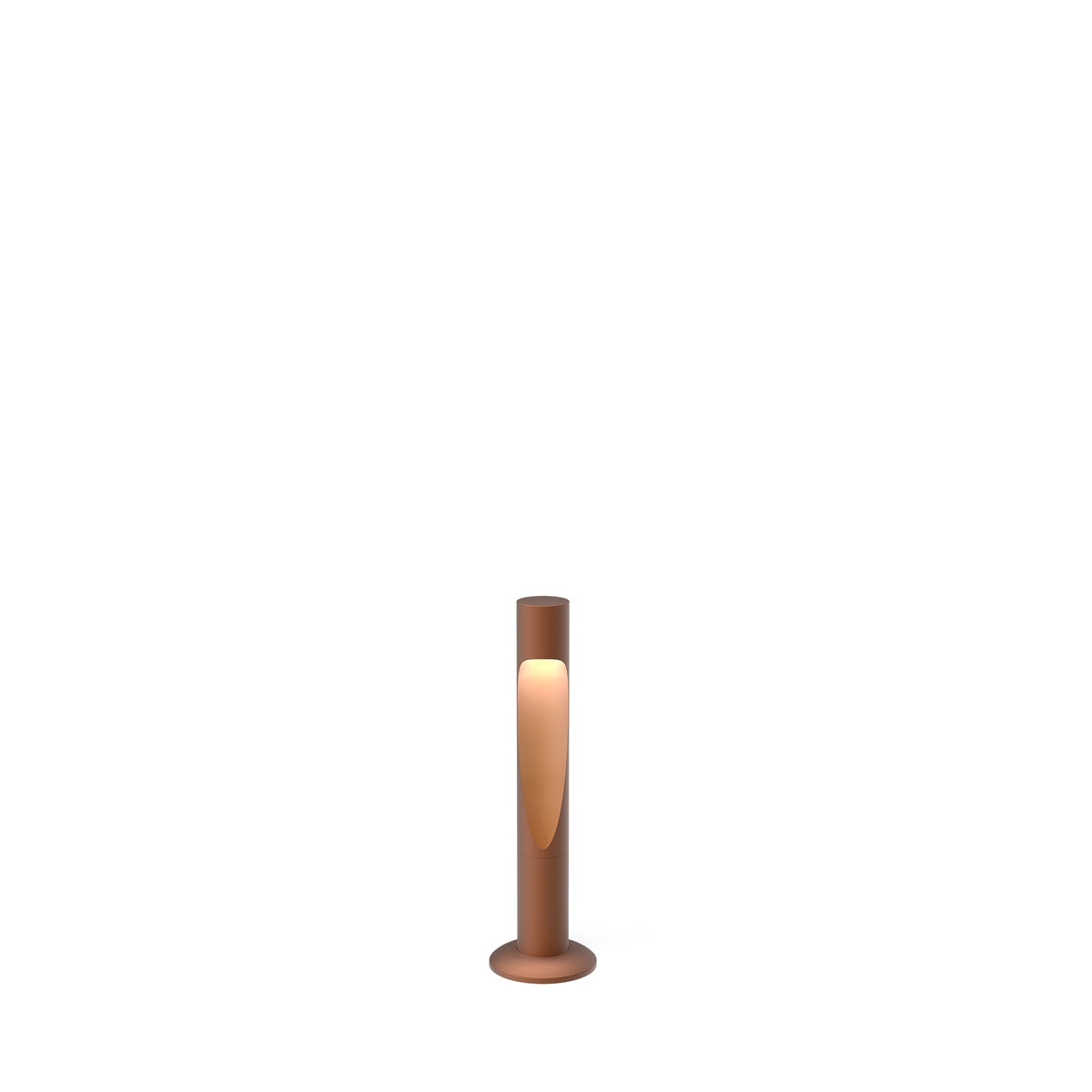 Flindt Garden Corten Bollard by Louis Poulsen