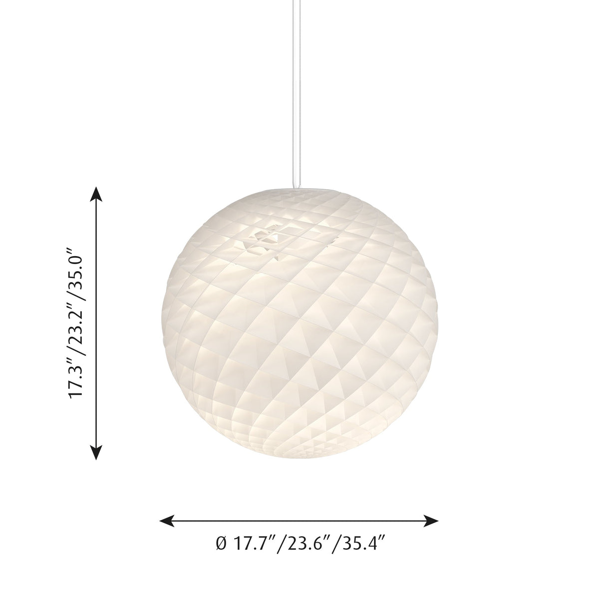 Patera Pendant LED by Louis Poulsen