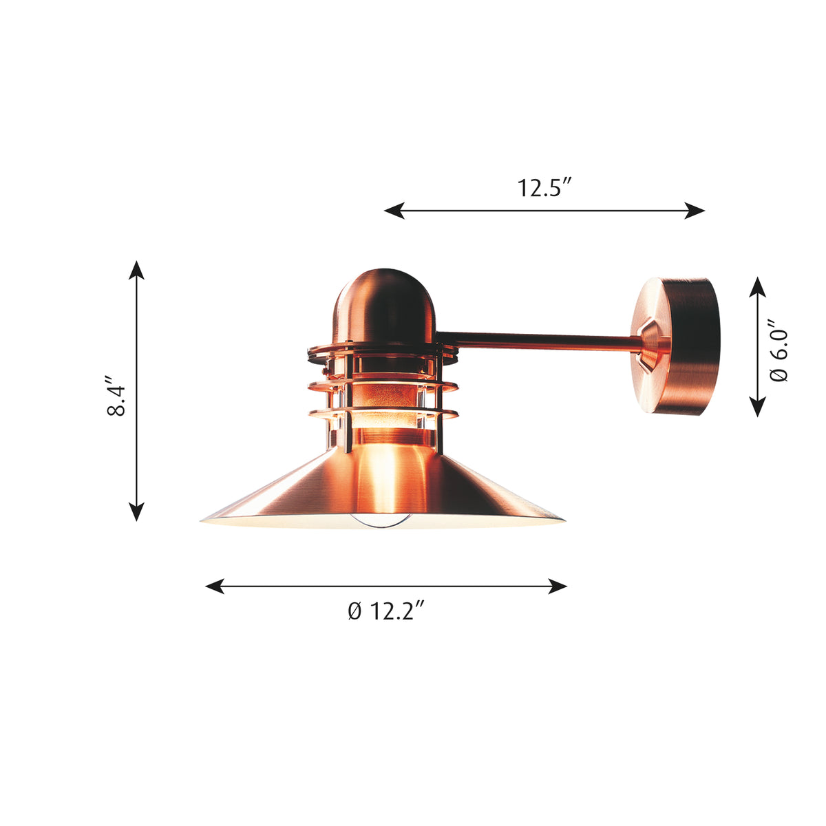 Nyhavn Outdoor Wall Light by Louis Poulsen