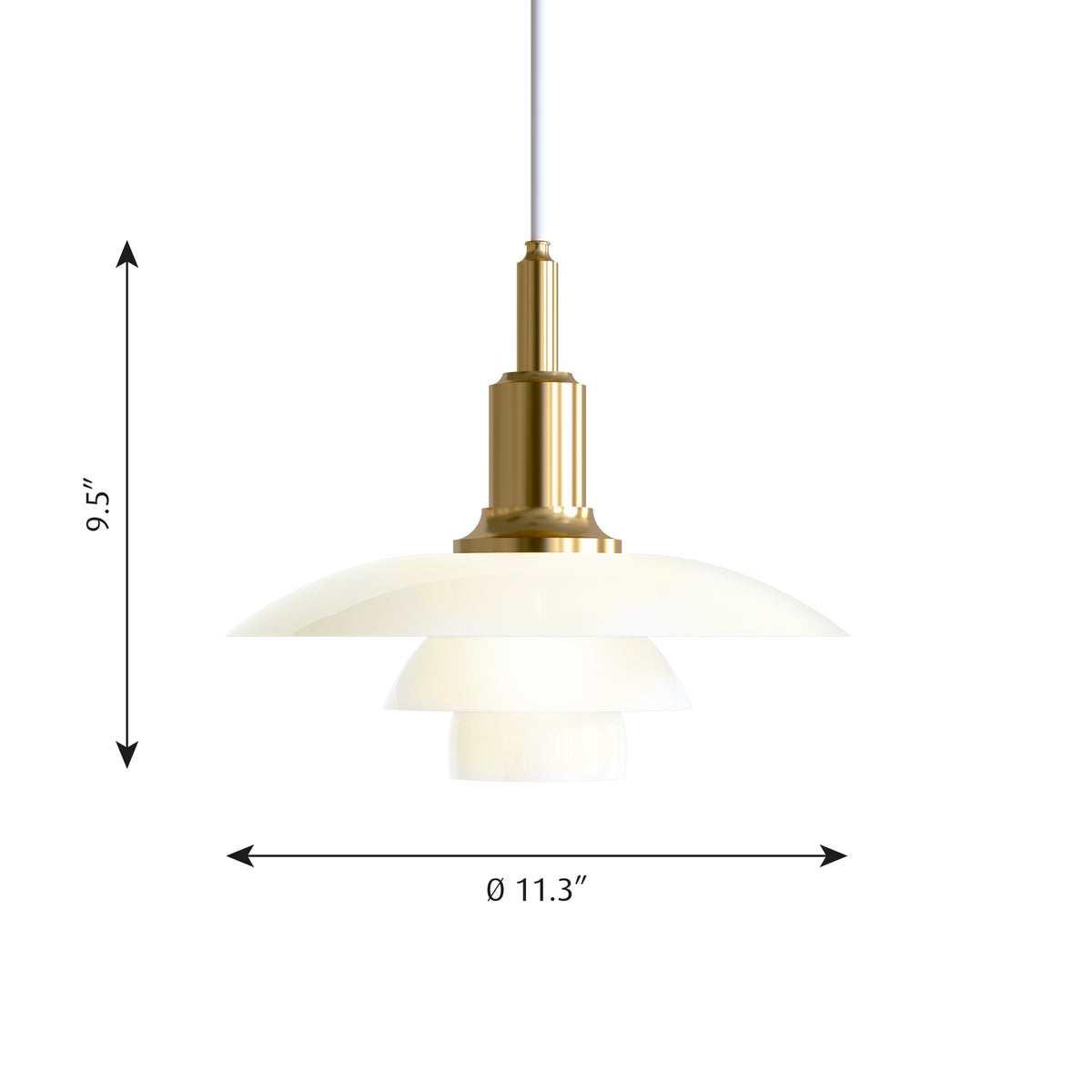 PH 3/2 Pendant by Louis Poulsen