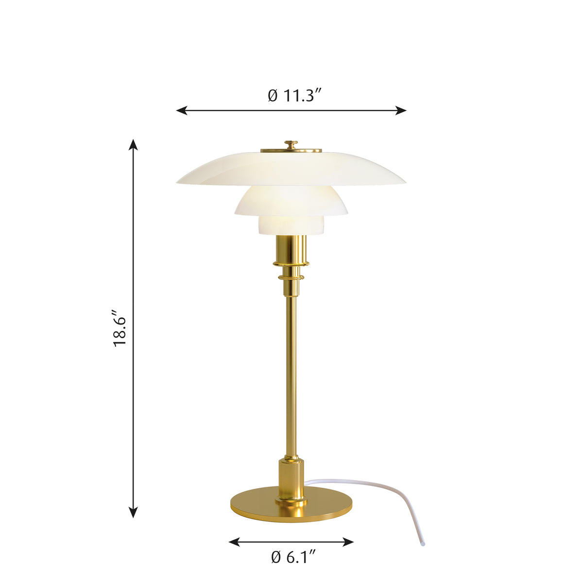 PH 3/2 Table Lamp by Louis Poulsen