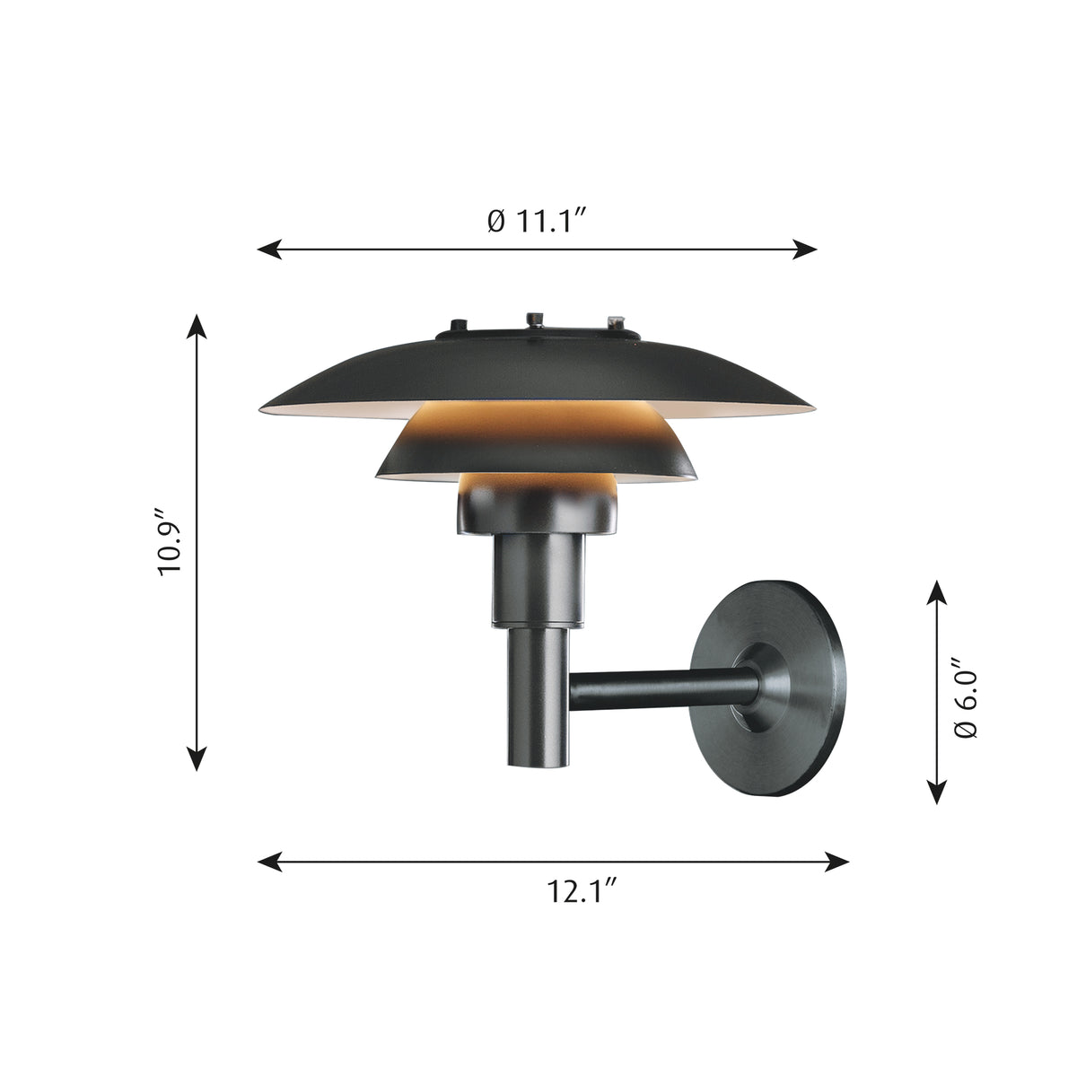PH 3-2½ Wall Light by Louis Poulsen