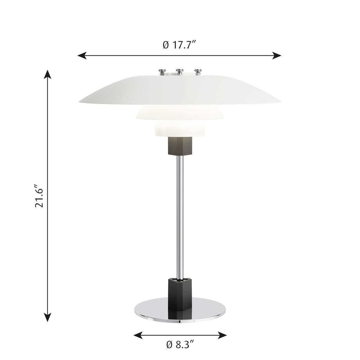 PH 4-3 Table Lamp by Louis Poulsen