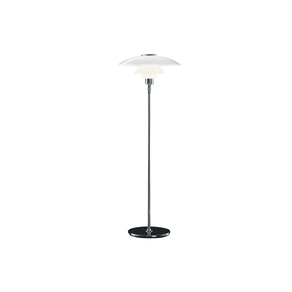 PH 4½-3½ Glass Floor Lamp by Louis Poulsen