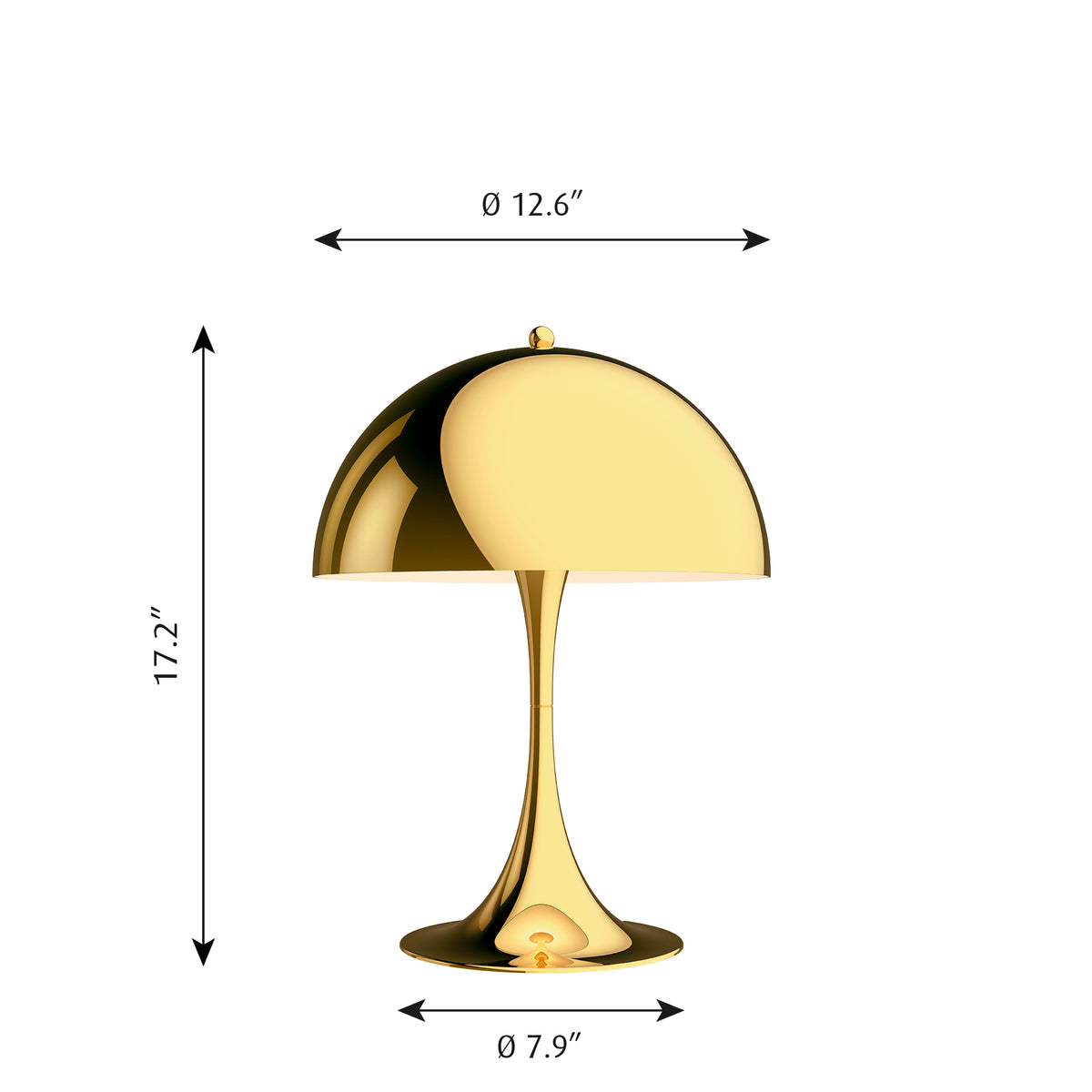 Panthella 320 Table Lamp by Louis Poulsen
