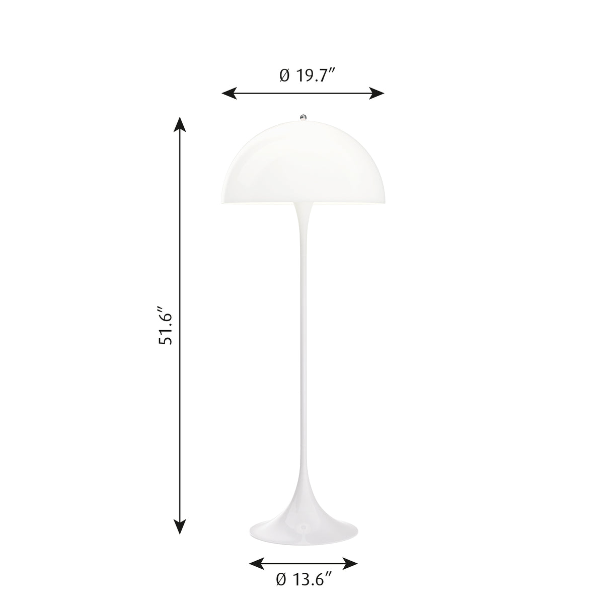 Panthella Floor Lamp by Louis Poulsen