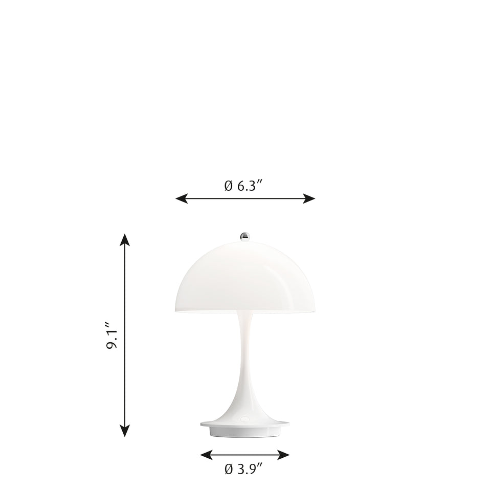 Panthella LED Portable Rechargeable Table Lamp by Louis Poulsen at
