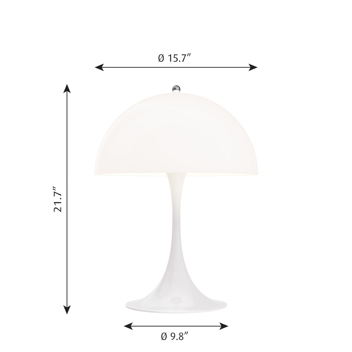 Panthella 400 Table Lamp by Louis Poulsen
