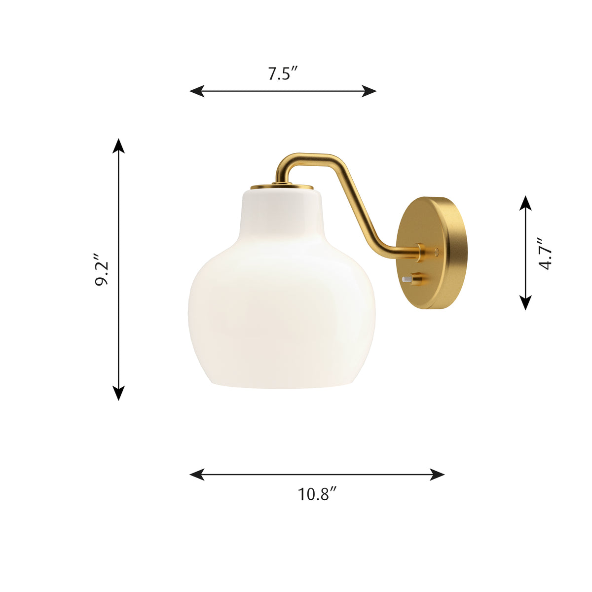VL Ring Crown Wall Sconce by Louis Poulsen