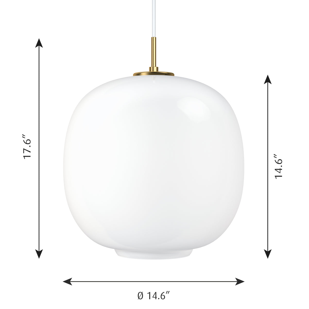 VL45 Radiohus Dimmable Pendant by Louis Poulsen