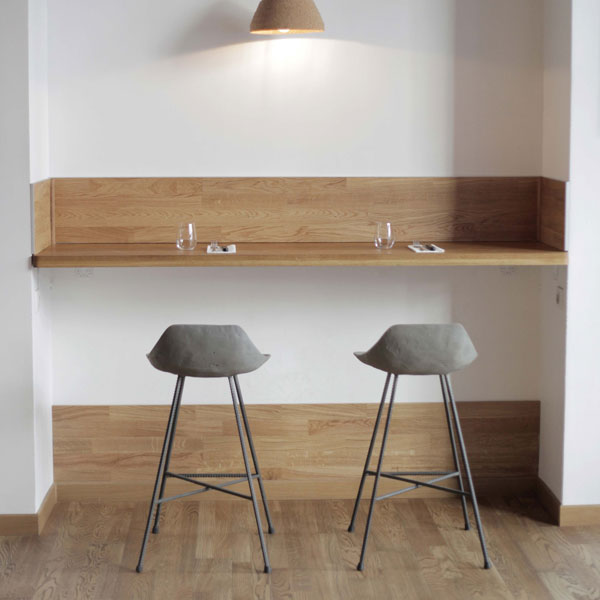 Hauteville Bar Chair by Lyon Béton