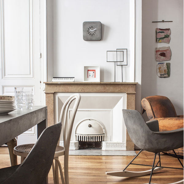 Life in Progress Clock by Lyon Béton