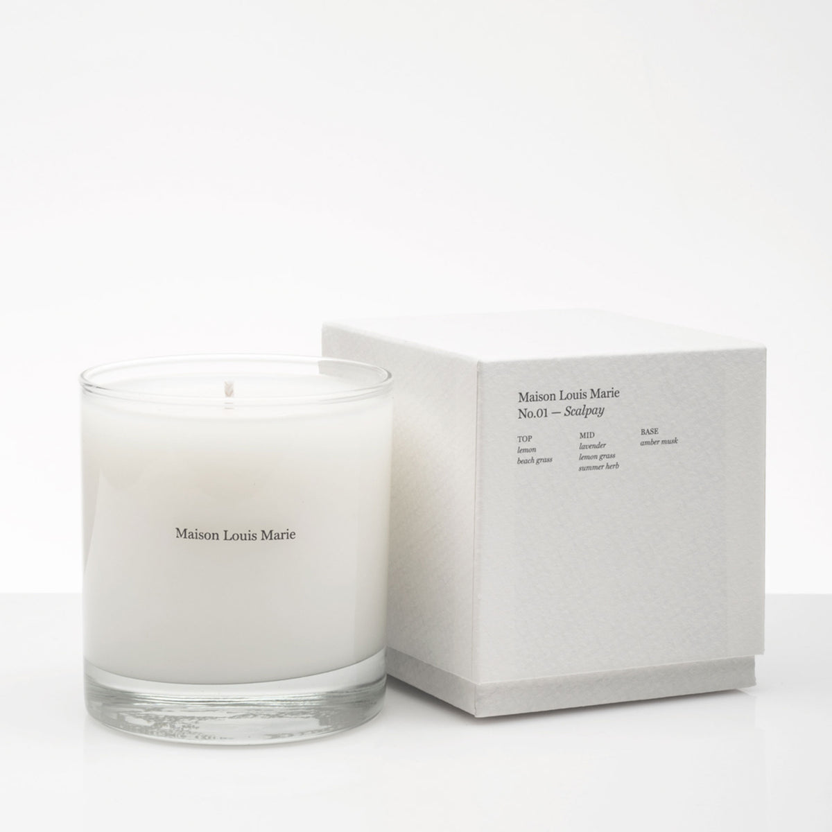 No.01 Scalpay Candle by Maison Louis Marie