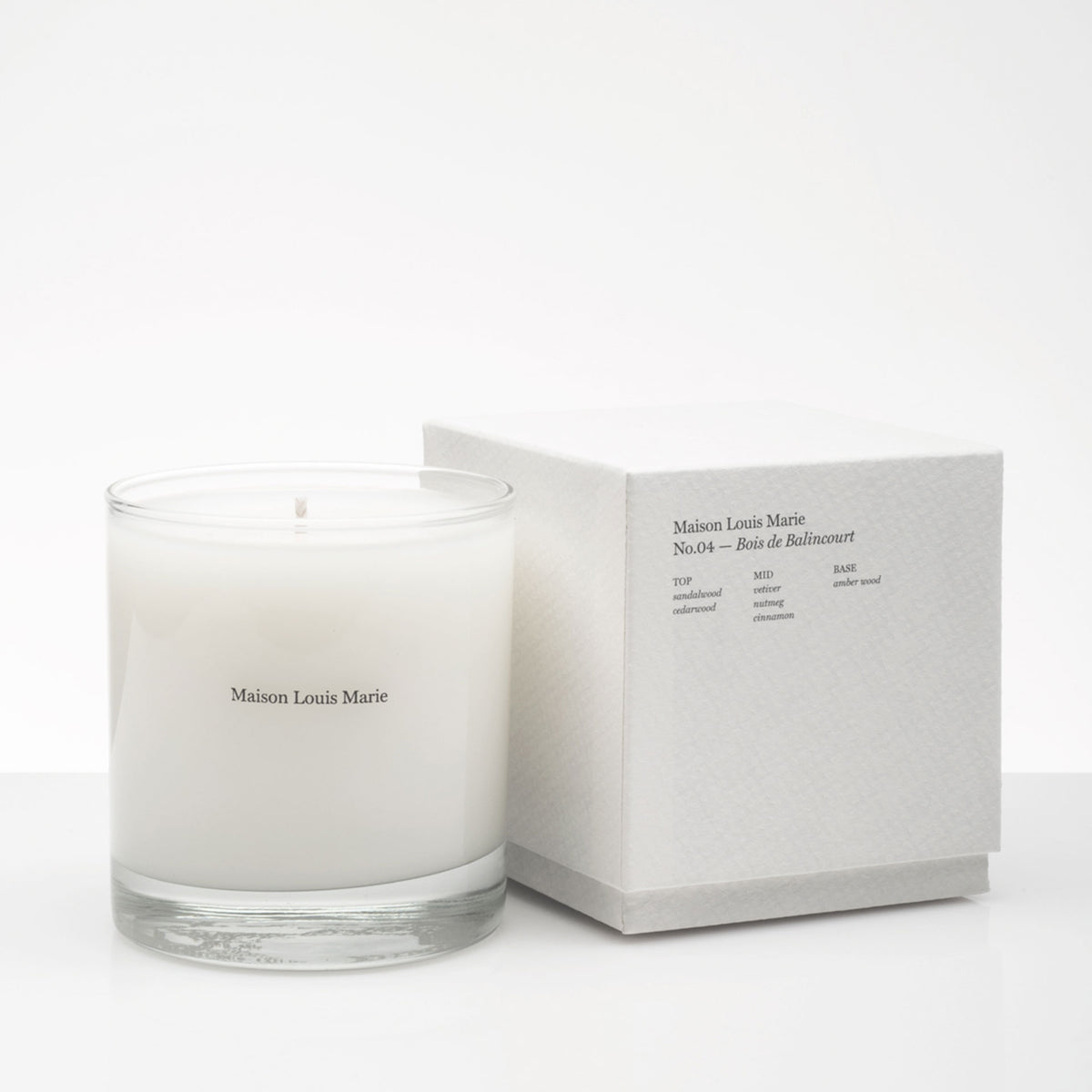 No.04 Bois de Balincourt Candle by Maison Louis Marie