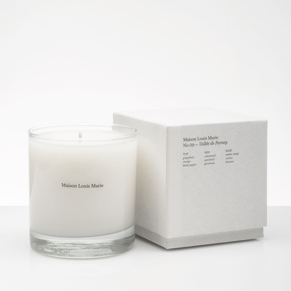 No.09 Vallée de Farney Candle by Maison Louis Marie