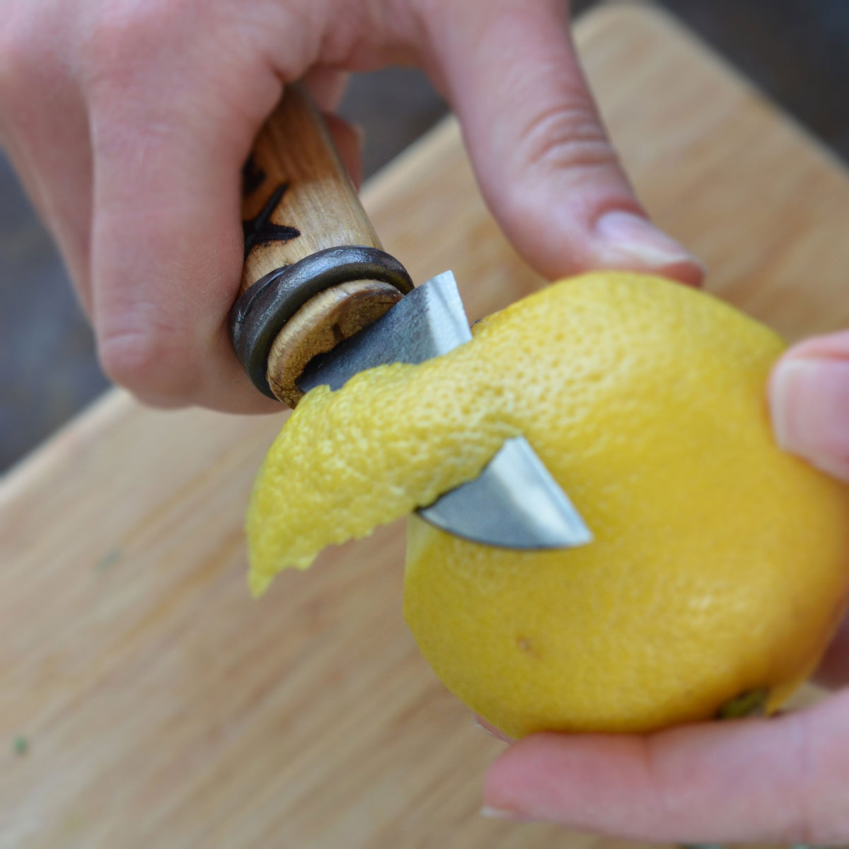#58 Paring Knife, small by Master Shin's Anvil