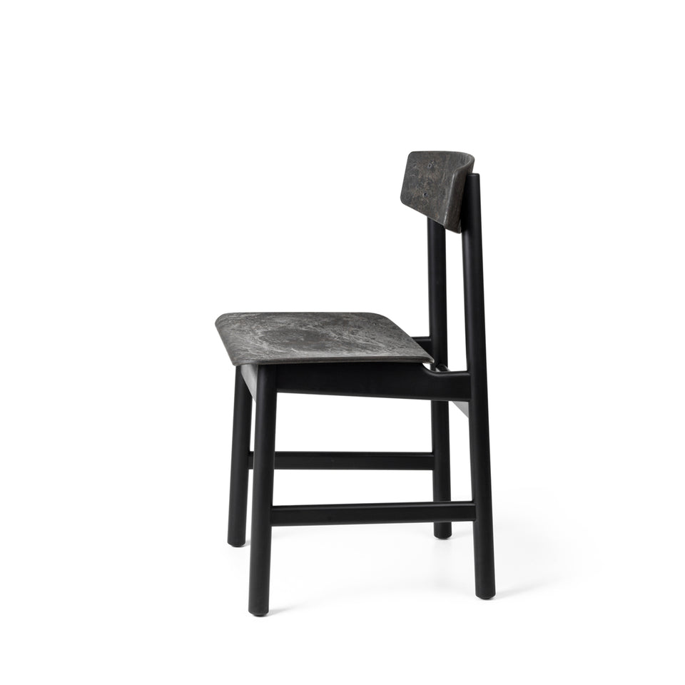 Beech Conscious Chair Black Finish by Børge Mogensen & Esben Klint for Mater