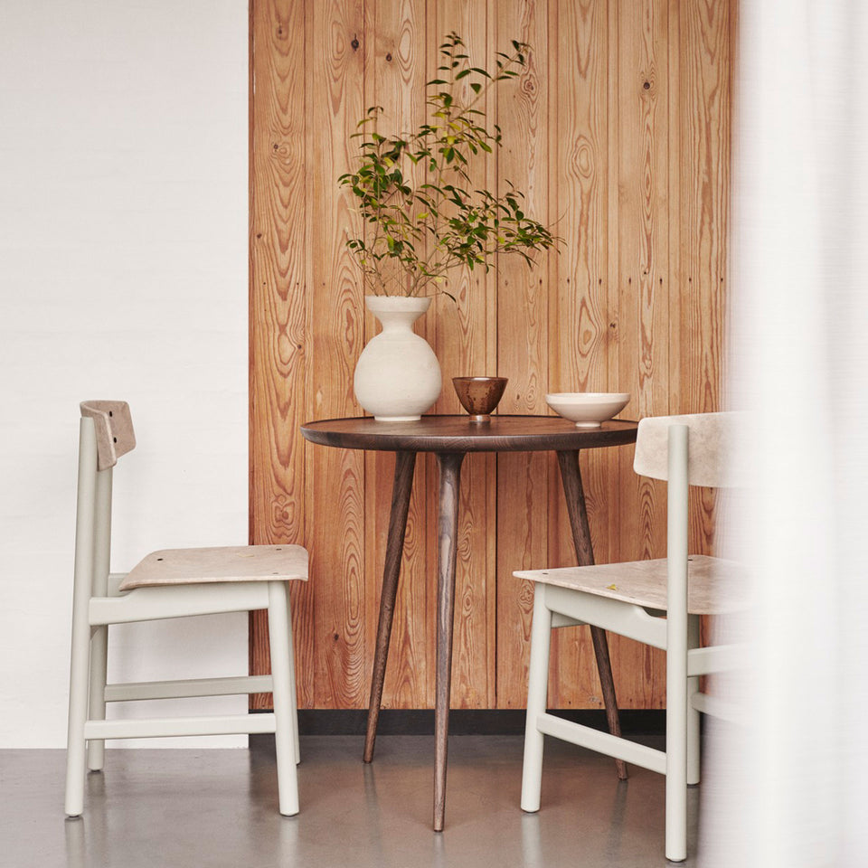 Beech Conscious Chair Grey Finish by Børge Mogensen & Esben Klint for Mater