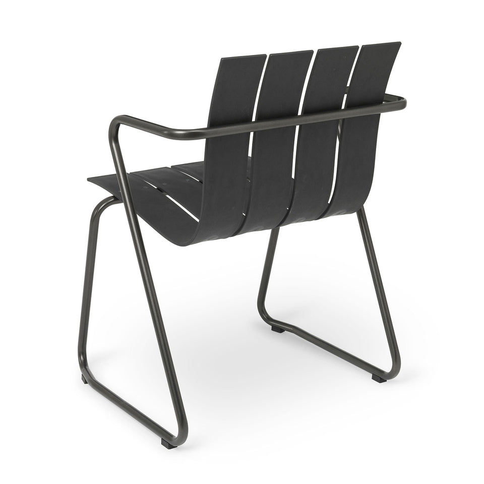 Black Ocean Chair by Joergen & Nanna Ditzel for Mater