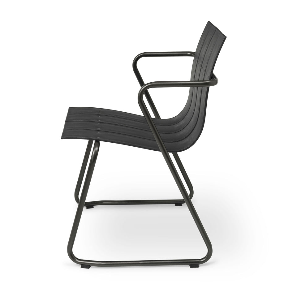 Black Ocean Chair by Joergen & Nanna Ditzel for Mater