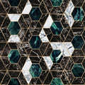 Hexa Metallic Wallpaper by MINDTHEGAP