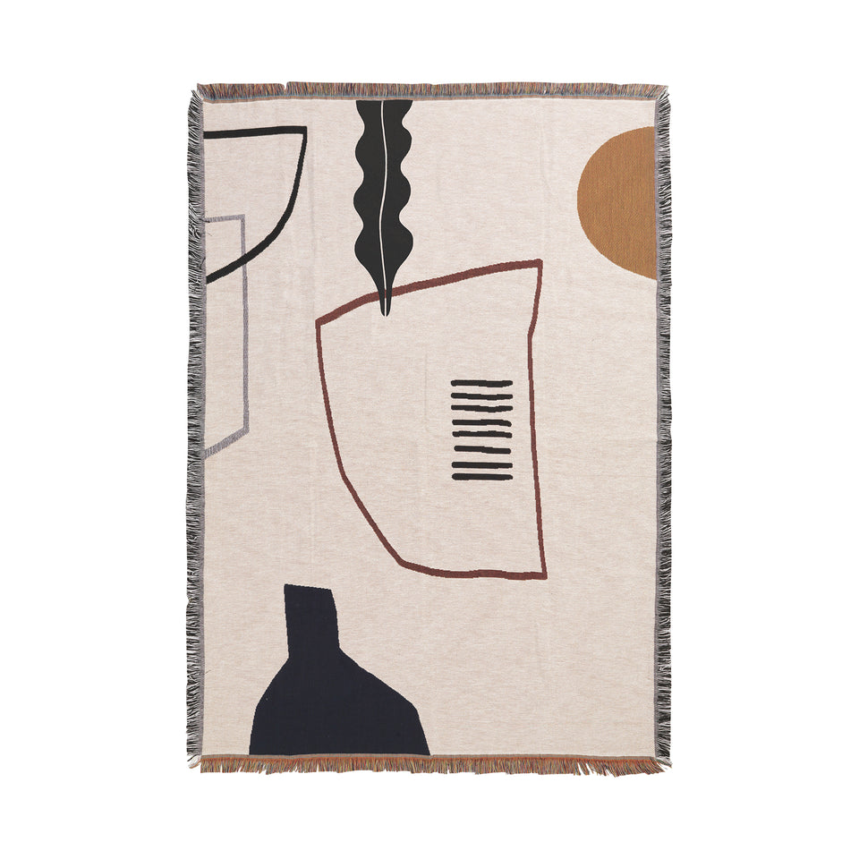 Mirage Blanket Off White by Ferm Living