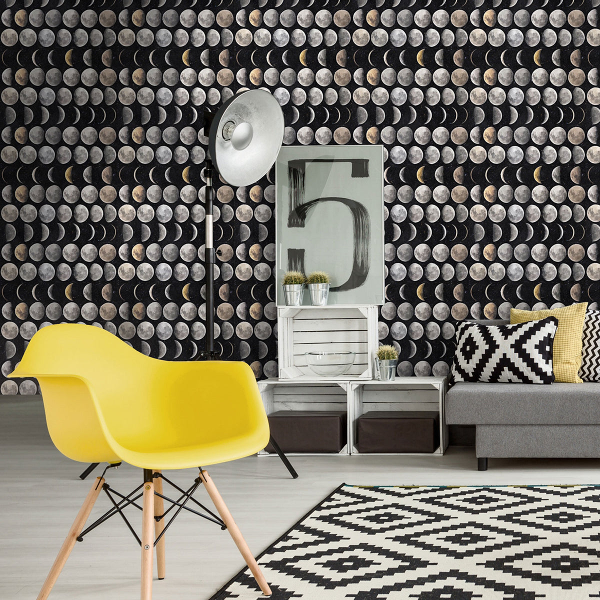 Moon Phases Wallpaper by MINDTHEGAP